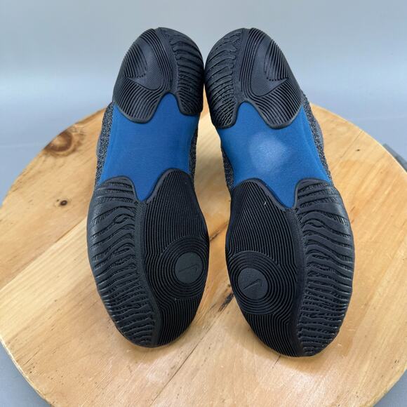 Nike Tawa Wrestling Shoes Mens Size 9 Anthracite Valerian Blue‎ Volt main image 9